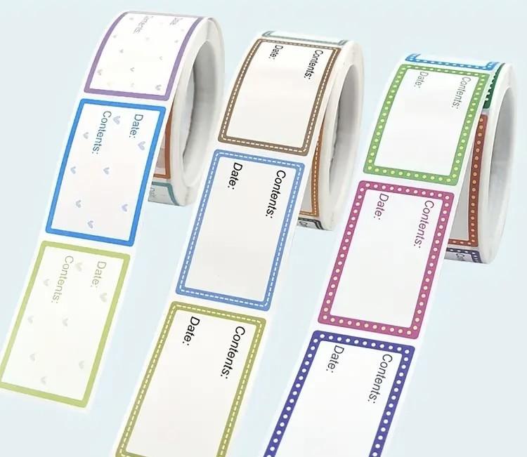 200 Zelfklevende diepvries- en koelkastetiketten 1+1 gratis