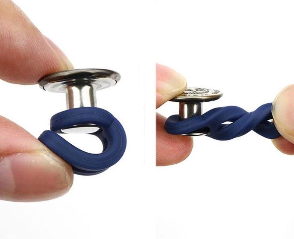 Extra lange broekverbreder, set van 3 zilveren en/of koperen knopen