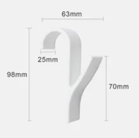 5+5 Gratis, wit of zwarte radiator hangers, badkamer