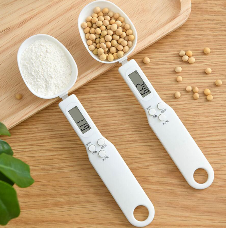 1 Lepel weegschaal, handig voor bij het koken en afvallen