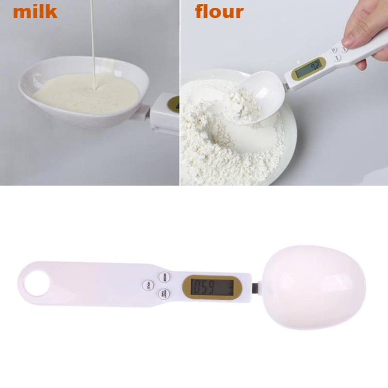 1 Lepel weegschaal, handig voor bij het koken en afvallen