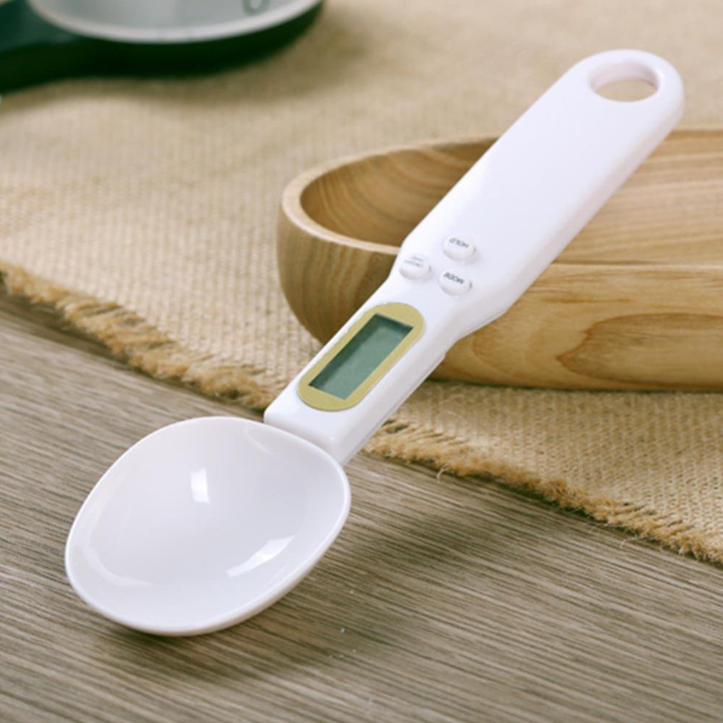 1 Lepel weegschaal, handig voor bij het koken en afvallen
