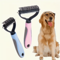 Vachtontwarrende Kam voor Honden & Katten – Lichtblauw
