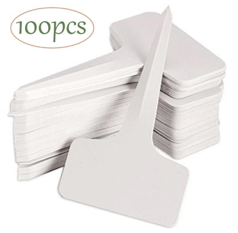 Handige labels voor tuinbloemen, potplanten en kruiden: 100 stuks