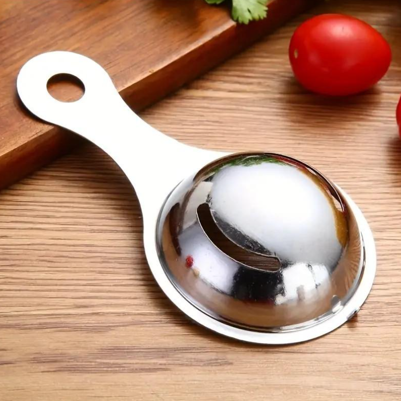 1 Roestvrijstalen eiwit scheider, handig bij het gezond koken en afvallen