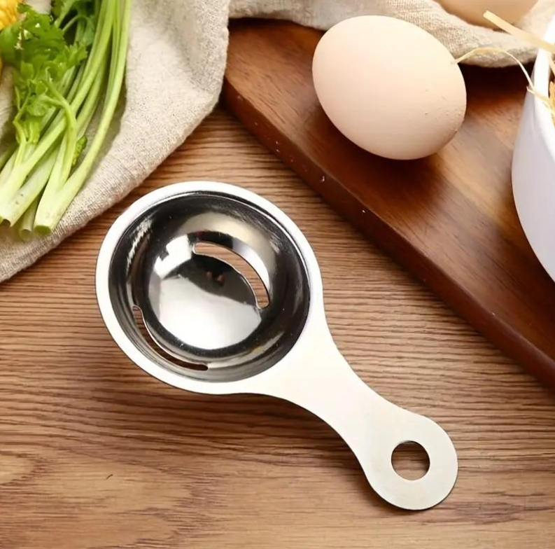 1 Roestvrijstalen eiwit scheider, handig bij het gezond koken en afvallen