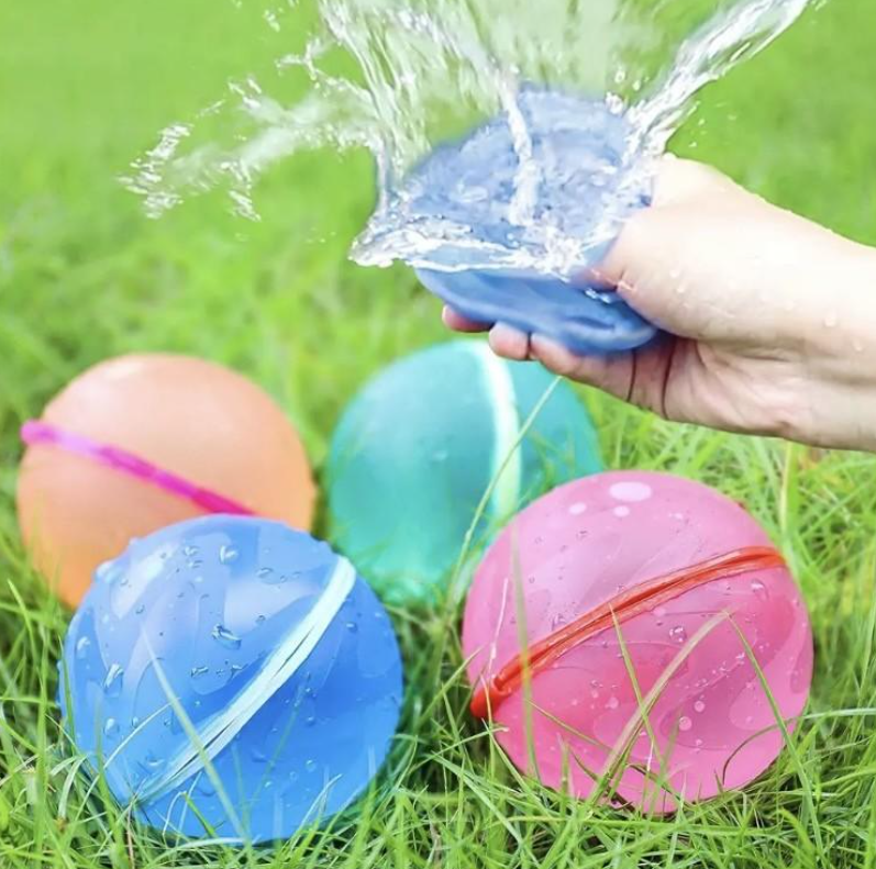 10 Waterballonnen met magnetische sluiting, hersluit & herbruikbaar