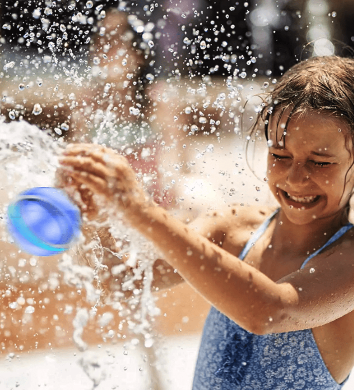 10 Waterballonnen met magnetische sluiting, hersluit & herbruikbaar