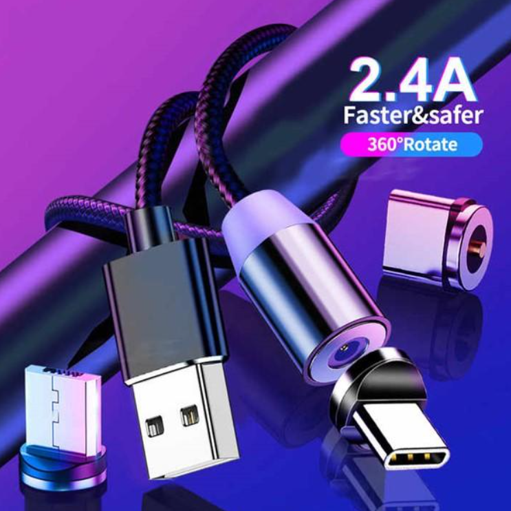 3 In 1 Oplaad Kabel Magnetisch Voor Telefoon En Smart Watch