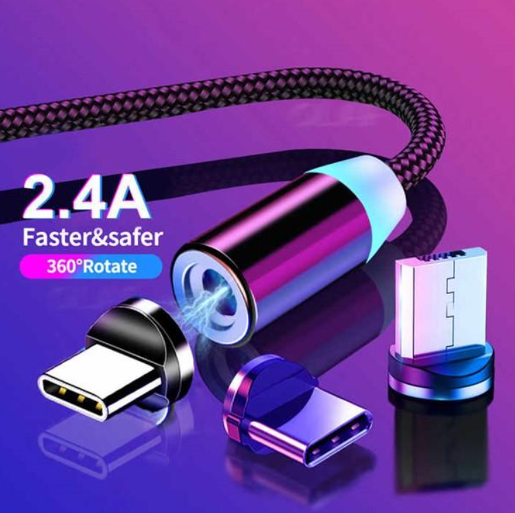 3 In 1 Oplaad Kabel Magnetisch Voor Telefoon En Smart Watch