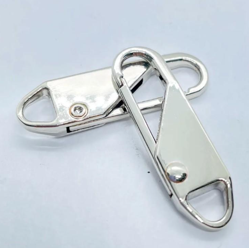 Afneembare ritssluiting-lipjes set van 2 stuks