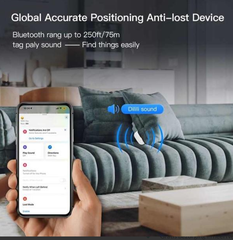 Air tag, Airtracker – Zwart