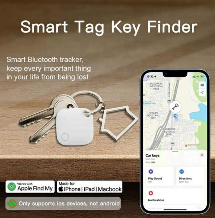 Air tag, Airtracker – Zwart