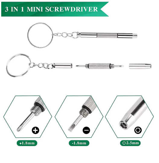 3-in-1 mini schroevendraaierset