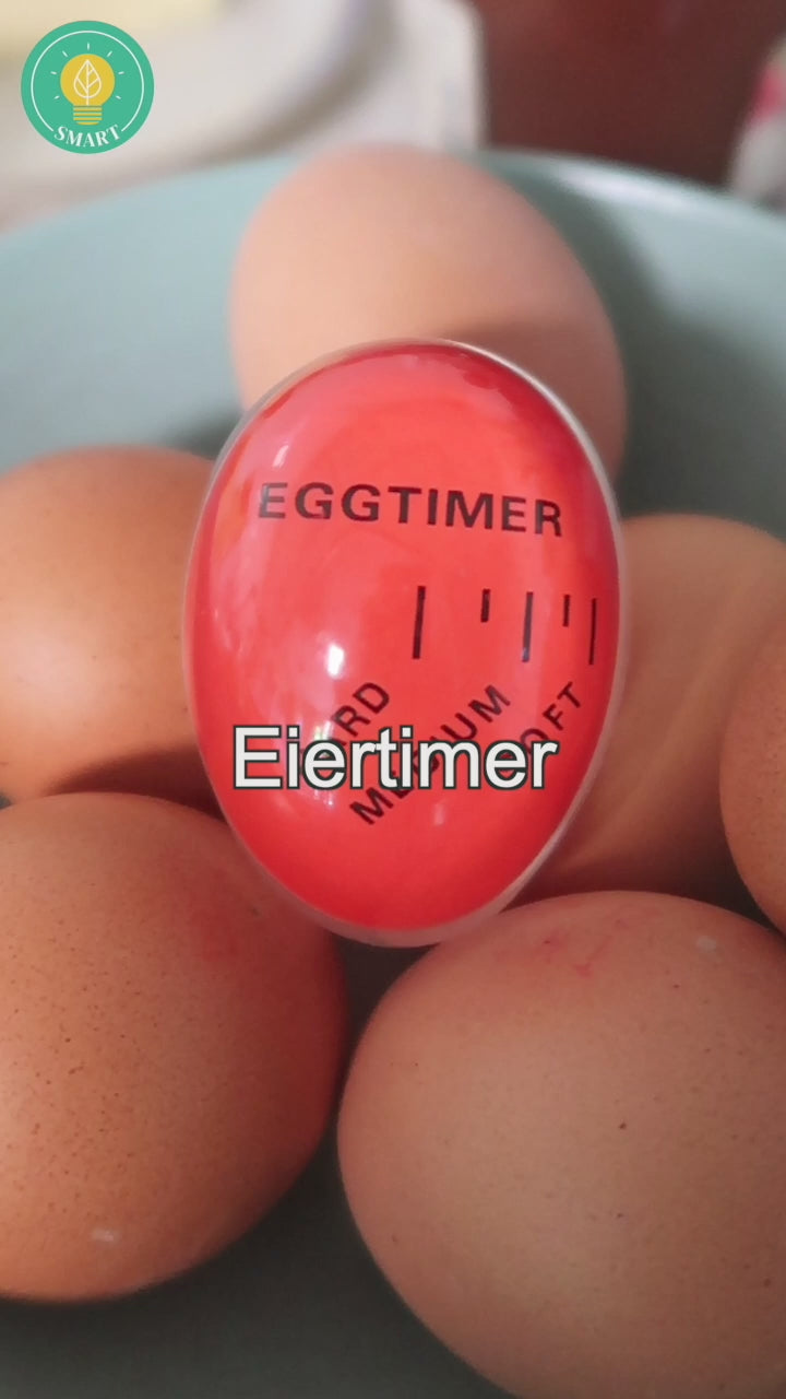 1 Pan eier timer, kleurverschil geeft aan hoe het ei gekookt is, 1+1 gratis